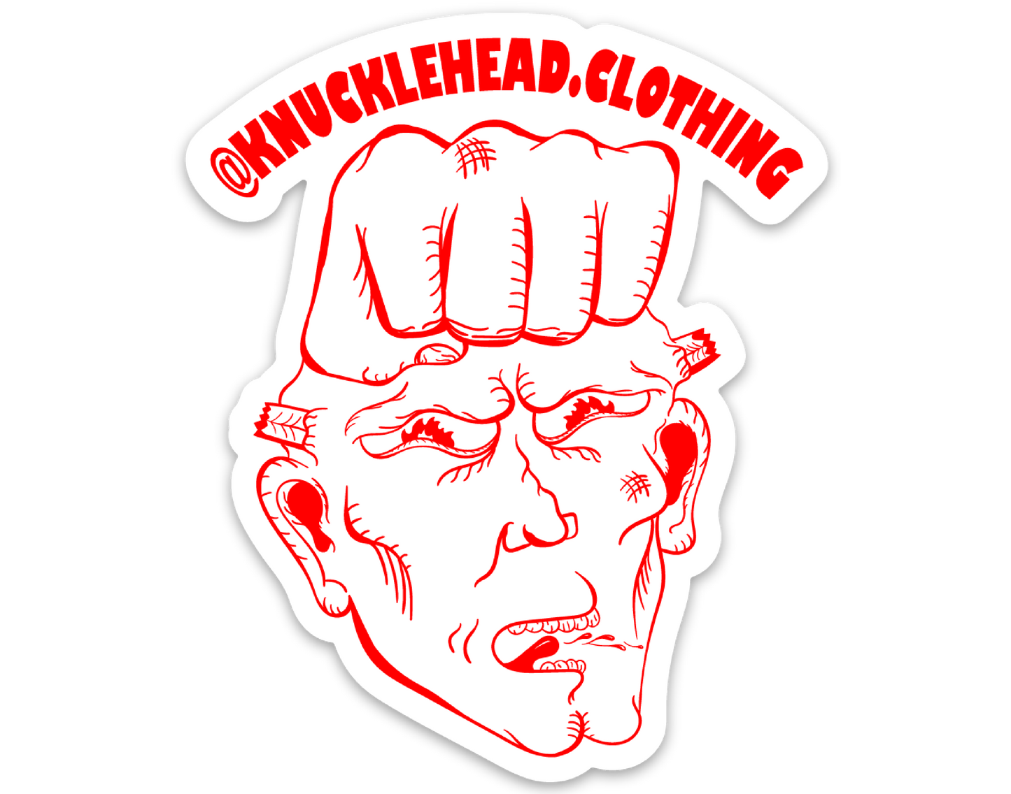 KNUCKLEHEAD Logo Sticker
